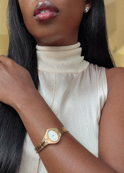 Timex Oval 1980 Vintage Watch